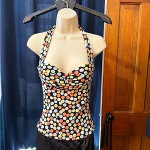 Moda International Multicolor Polka Dot Top